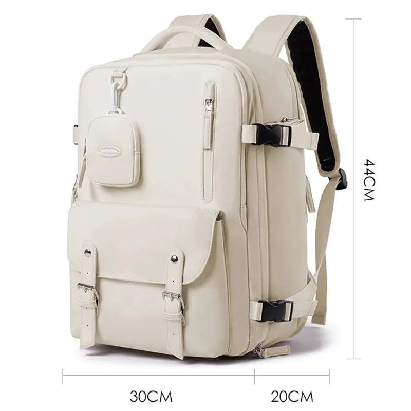 Ma Bagagerie Sac Cabine Blanc cassé Sac À Dos De Voyage Pour Avion