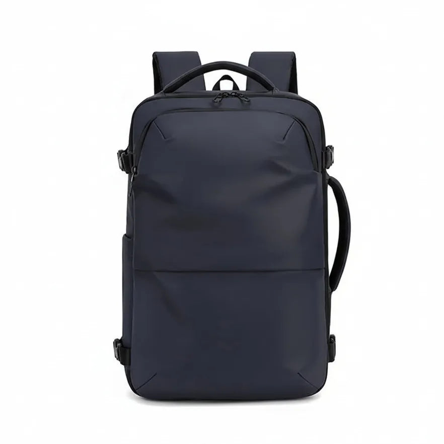 Ma Bagagerie Sac Cabine Bleu marine Sac à dos cabine à compression sous vide - Extensible