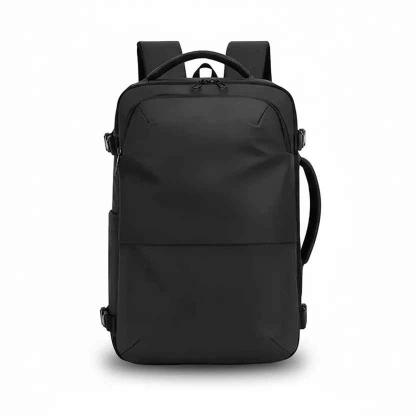 Ma Bagagerie Sac Cabine Noir Sac à dos cabine à compression sous vide - Extensible