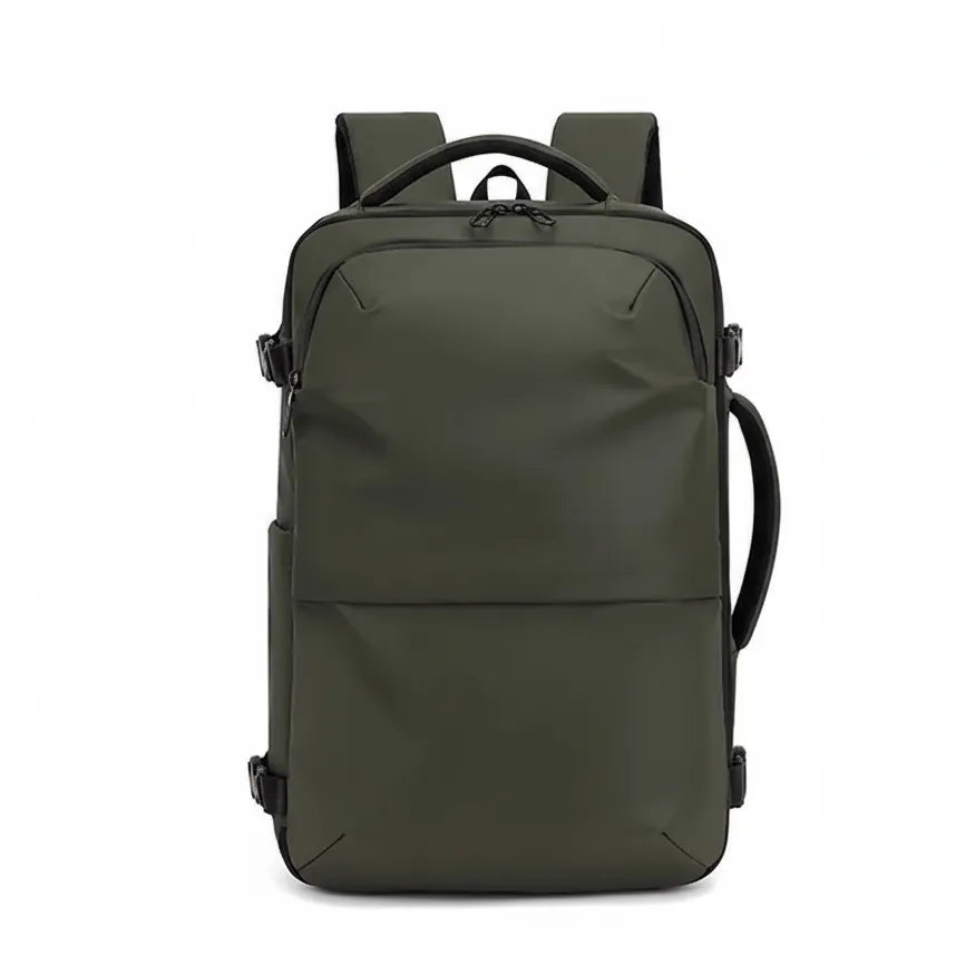 Ma Bagagerie Sac Cabine Vert foncé Sac à dos cabine à compression sous vide - Extensible