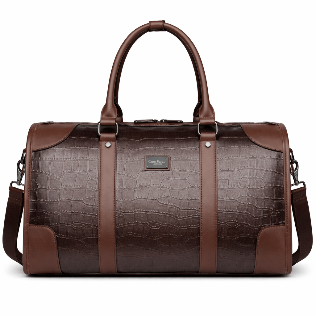 Ma Bagagerie Sac De Luxe Marron foncé Sac De Voyage Cuir Homme Luxe