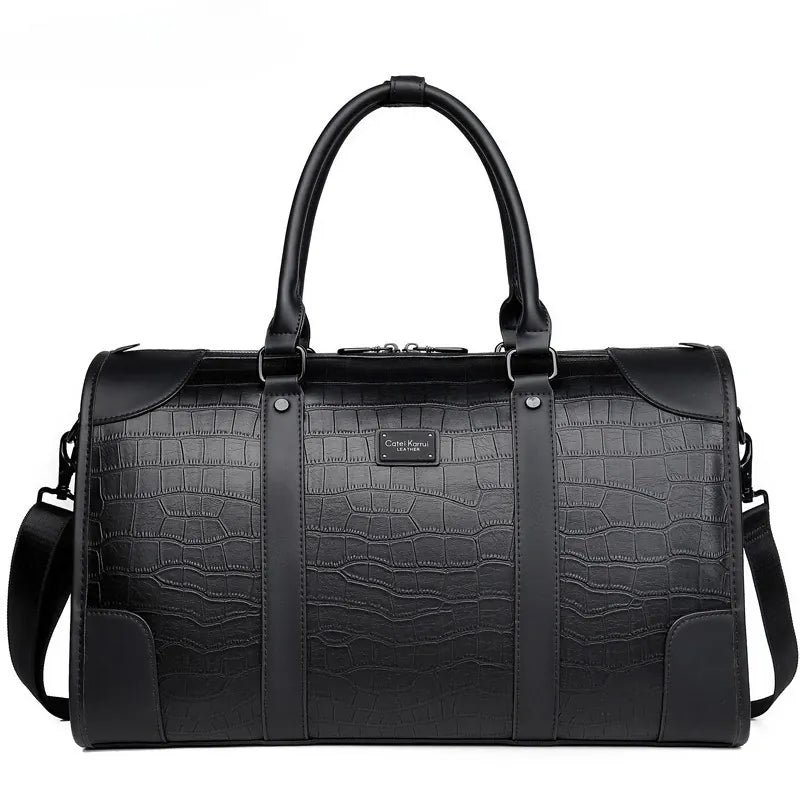 Ma Bagagerie Sac De Luxe Noir Sac De Voyage Cuir Homme Luxe