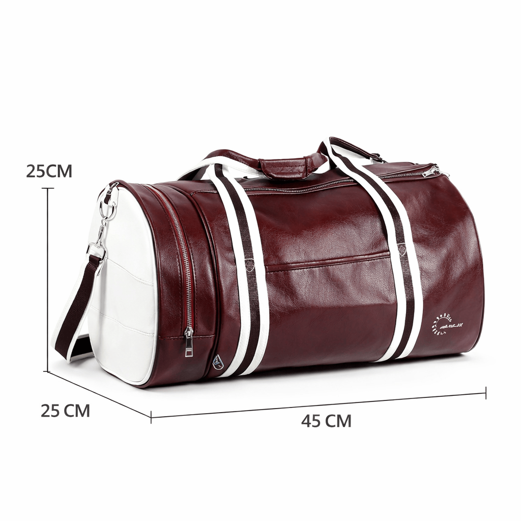 Ma Bagagerie Sac De Luxe Sac De Sport PU Homme Vintage