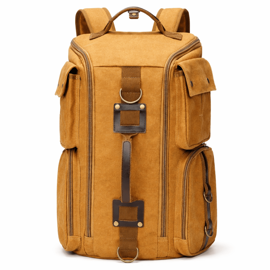 Grand Sac À Dos En Cuir