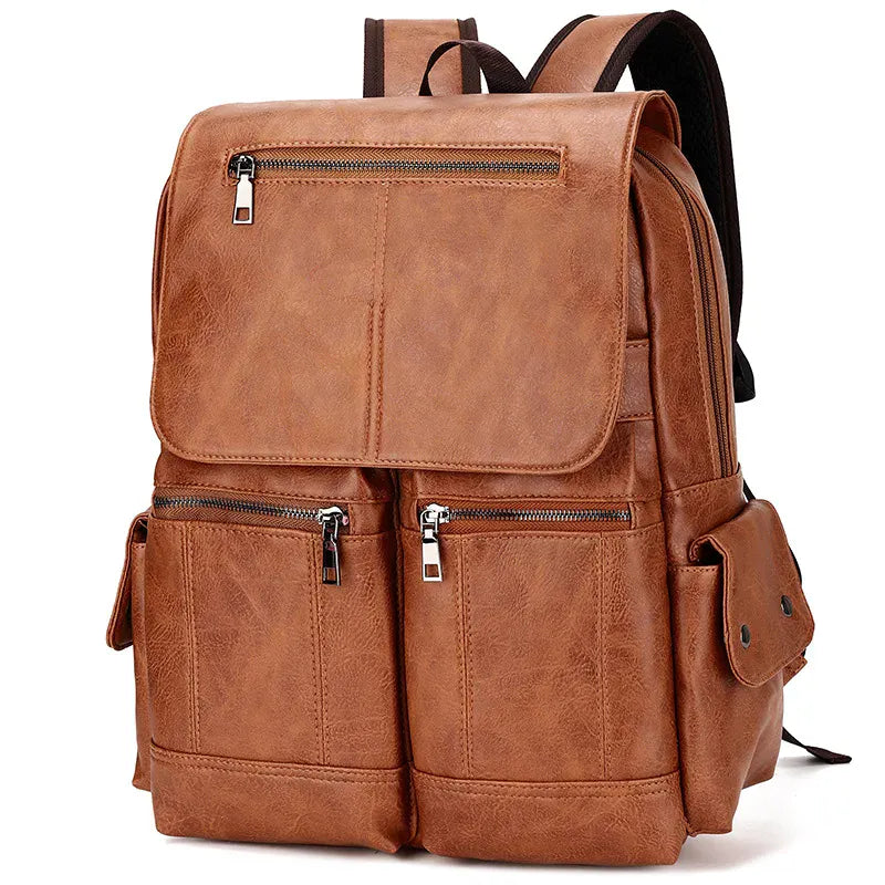 Ma Bagagerie Sac En Cuir Marron clair Sac À Dos En Cuir Marron