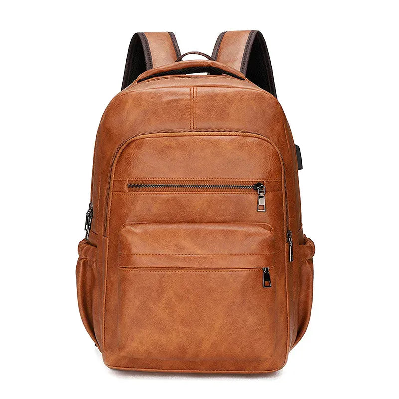 Ma Bagagerie Sac En Cuir Marron clair Sac À Dos En Cuire Homme
