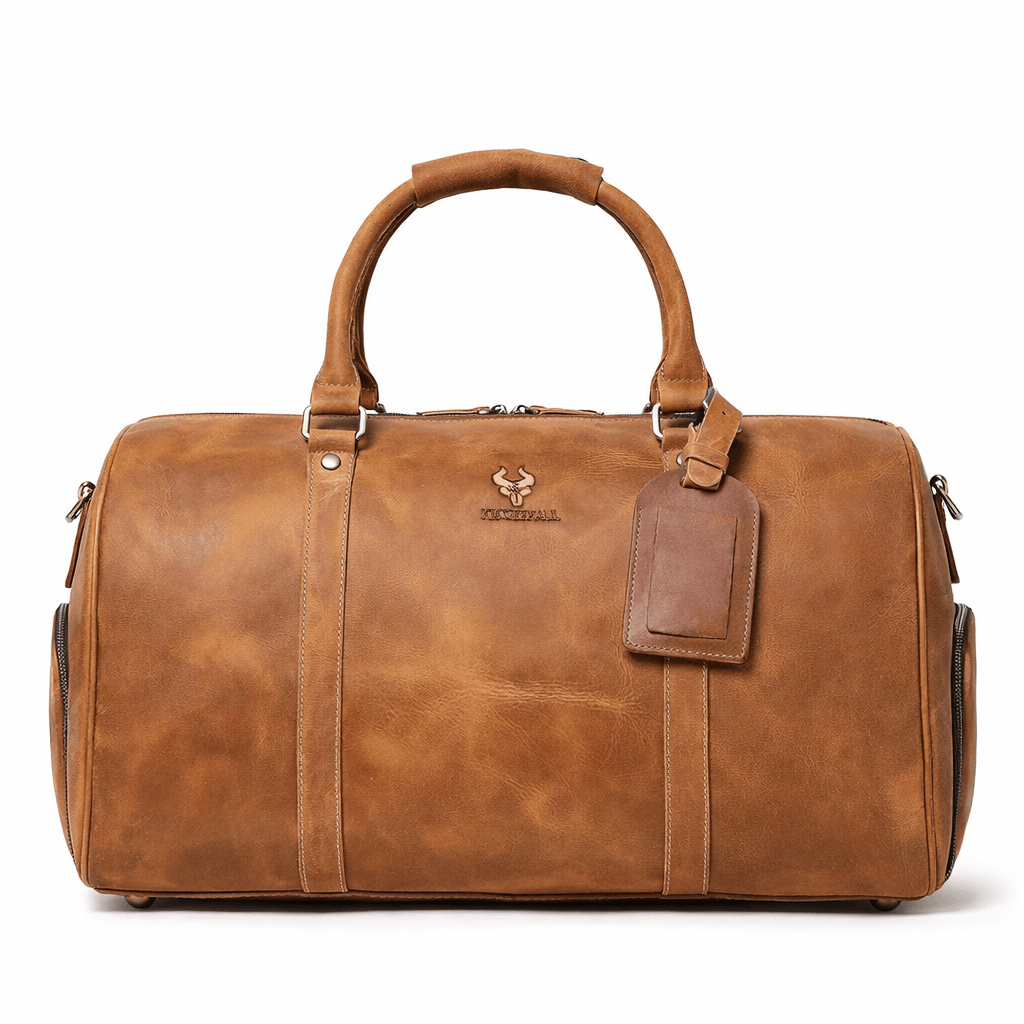 Ma Bagagerie Sac En Cuir Marron clair Sac En Cuir Homme Voyage