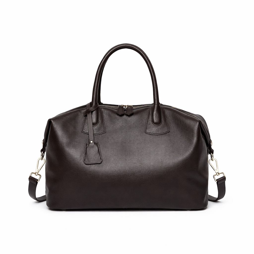 Ma Bagagerie Sac En Cuir Marron foncé Sac De Voyage Cuir Femme