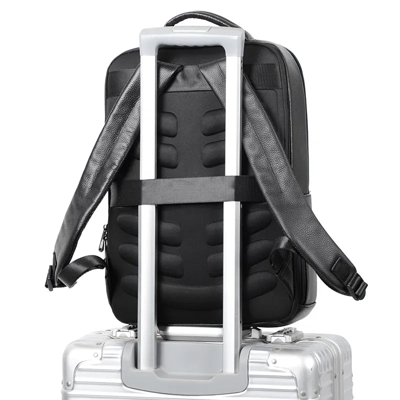 Ma Bagagerie Sac En Cuir Noir Sac À Dos En Cuir Pour Homme