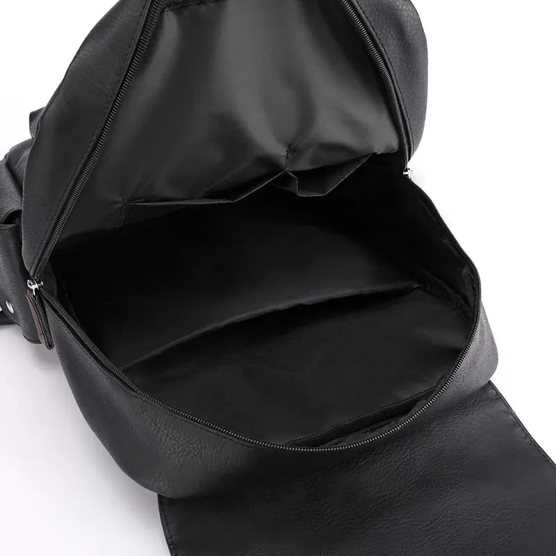 Ma Bagagerie Sac En Cuir Sac À Dos En Cuir Noir