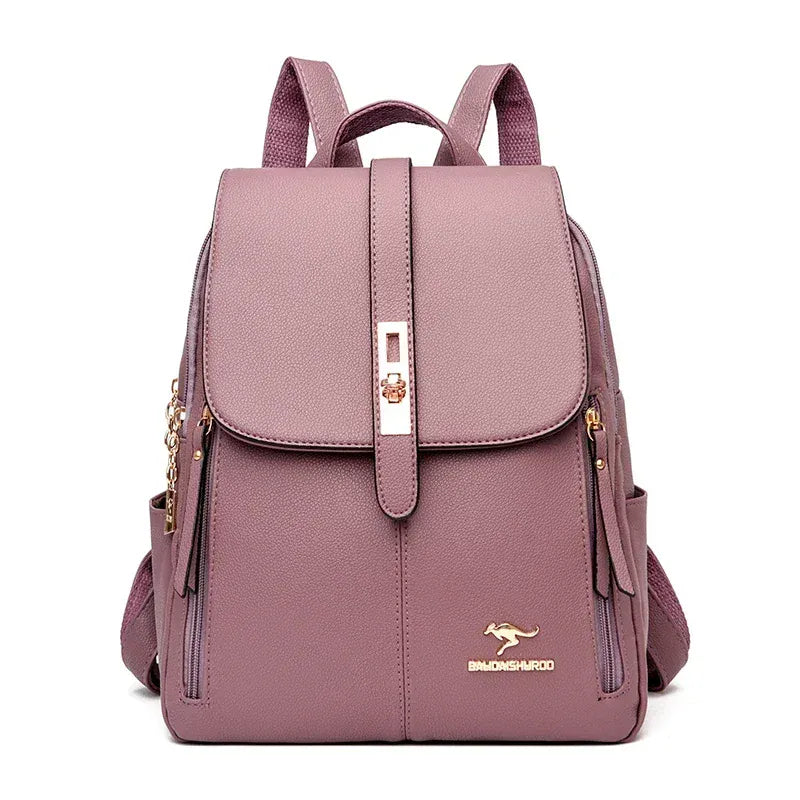 Ma Bagagerie Sac En Cuir Violet Clair Sac De Voyage Femme En Cuir