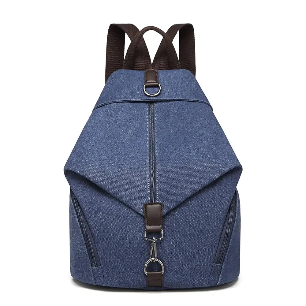 Ma Bagagerie Sac En Toile Bleu foncé Sac À Dos En Toile Femme