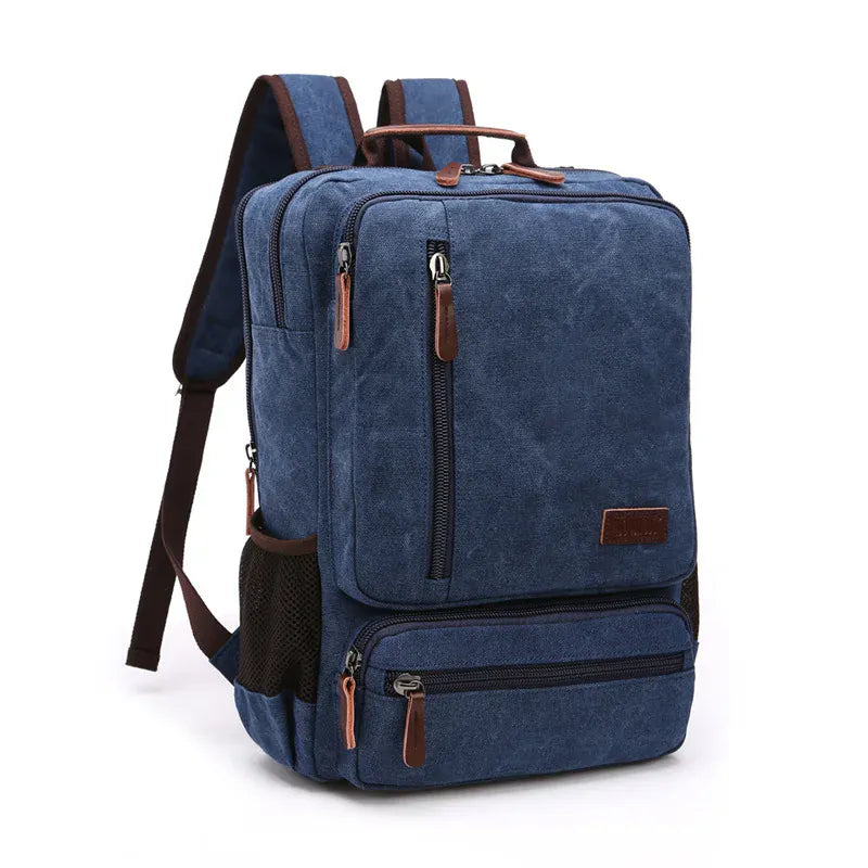 Ma Bagagerie Sac En Toile Bleu foncé Sac À Dos En Toile Homme