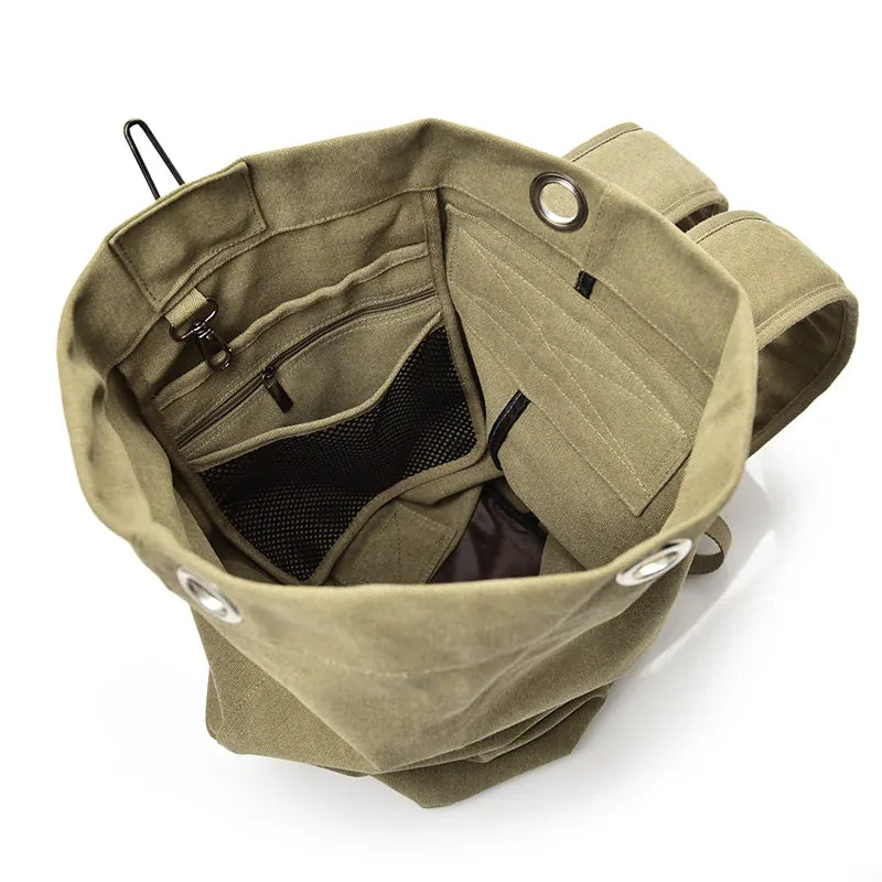 Ma Bagagerie Sac En Toile Grand Sac À Dos En Toile Homme Image