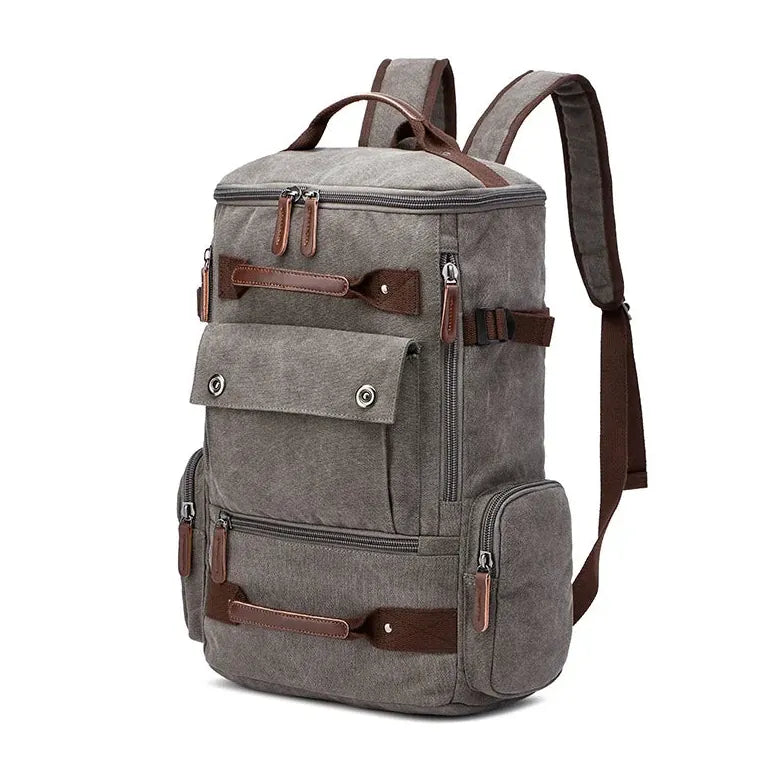 Ma Bagagerie Sac En Toile Gris clair Ancien Sac À dos En Toile