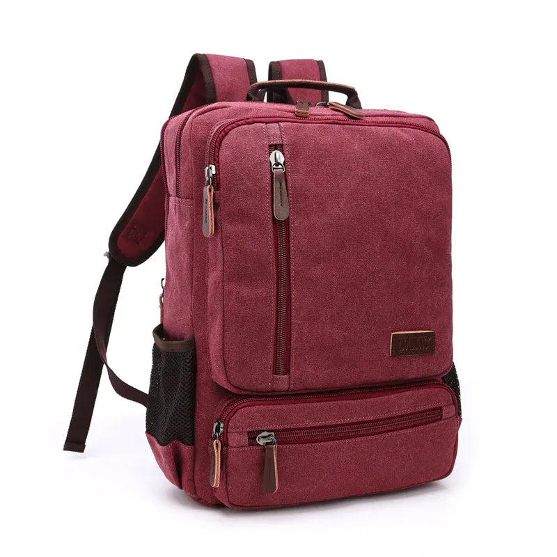Ma Bagagerie Sac En Toile Rouge foncé Sac À Dos En Toile Homme