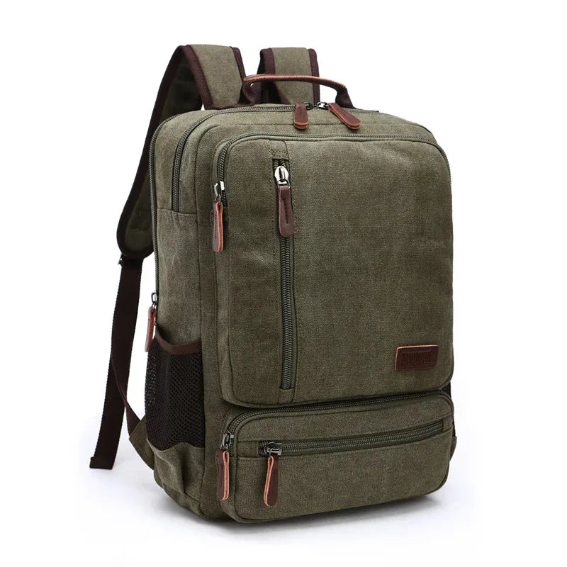Ma Bagagerie Sac En Toile Vert foncé Sac À Dos En Toile Homme