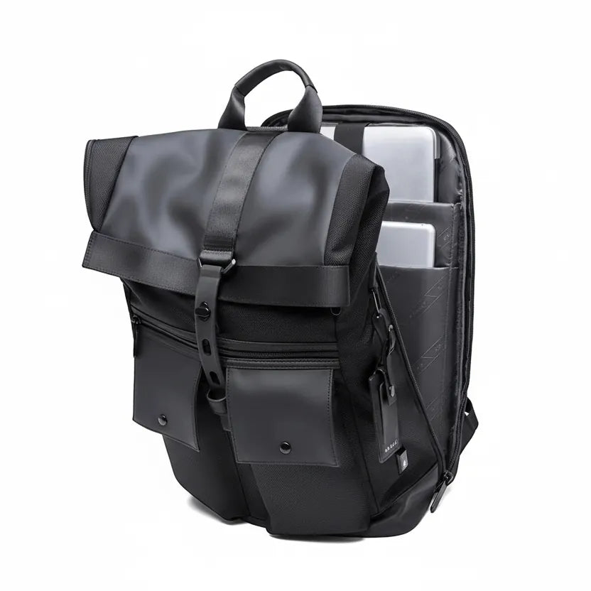 Ma Bagagerie Sac Imperméable Noir Sac À Dos Imperméable Homme Image