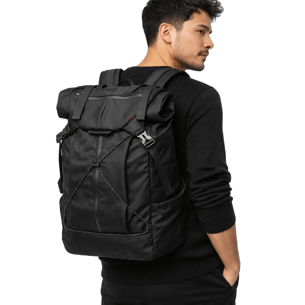 Ma Bagagerie Sac Imperméable Noir Sac À Dos PC Voyage