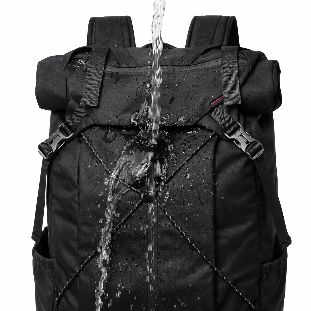 Ma Bagagerie Sac Imperméable Noir Sac À Dos PC Voyage