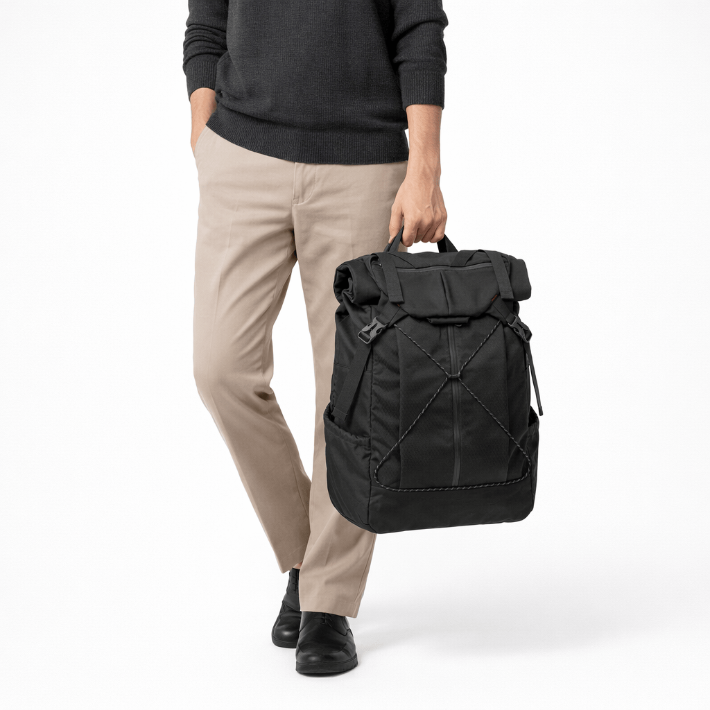 Ma Bagagerie Sac Imperméable Noir Sac À Dos PC Voyage