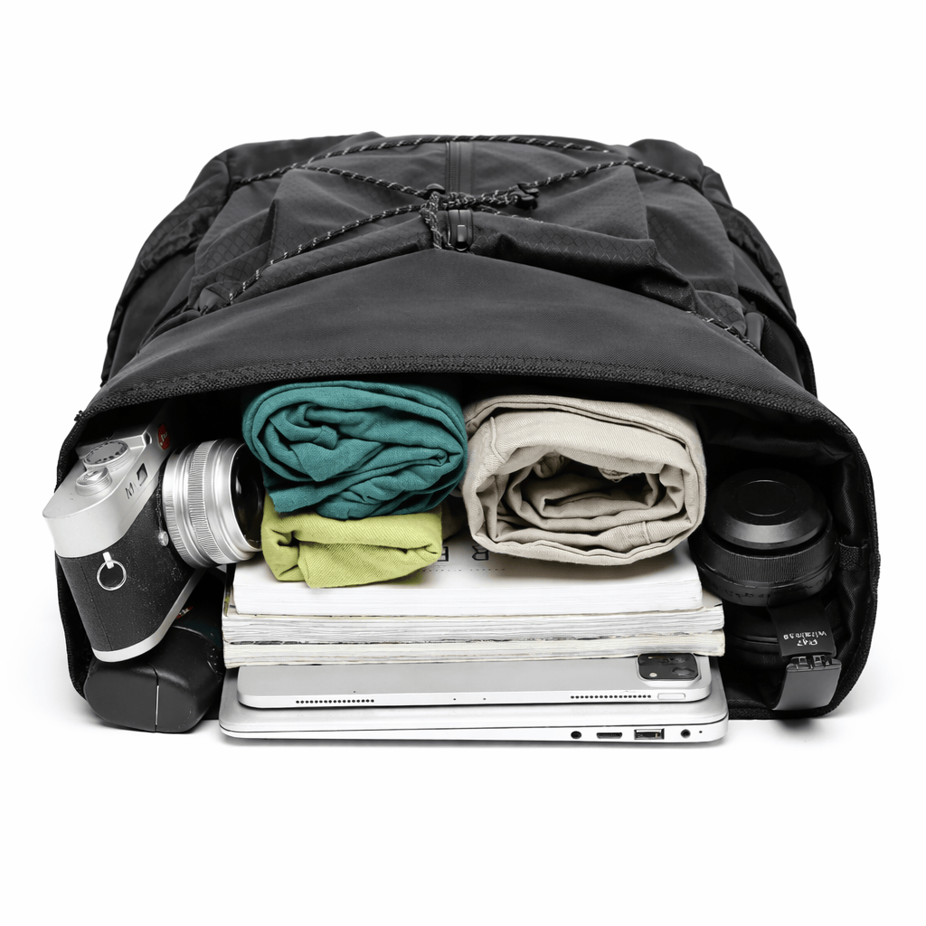 Ma Bagagerie Sac Imperméable Noir Sac À Dos PC Voyage