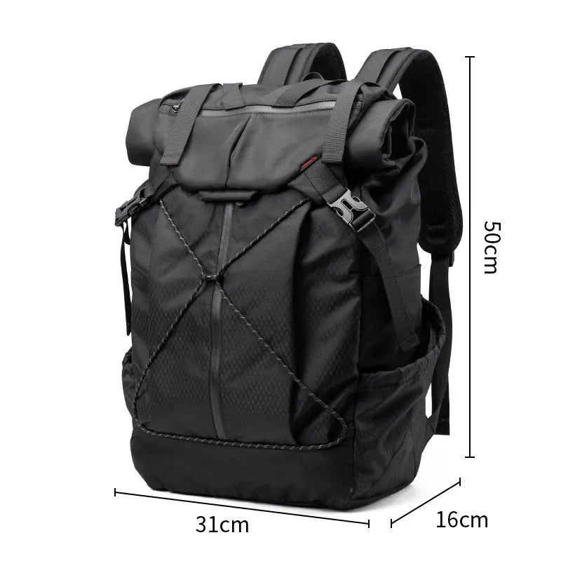 Ma Bagagerie Sac Imperméable Noir Sac À Dos PC Voyage