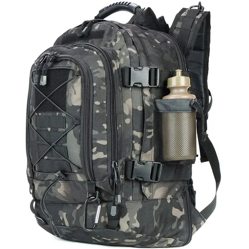 Ma Bagagerie Sac Militaire Gris camouflage Sac À Dos Militaire Noir