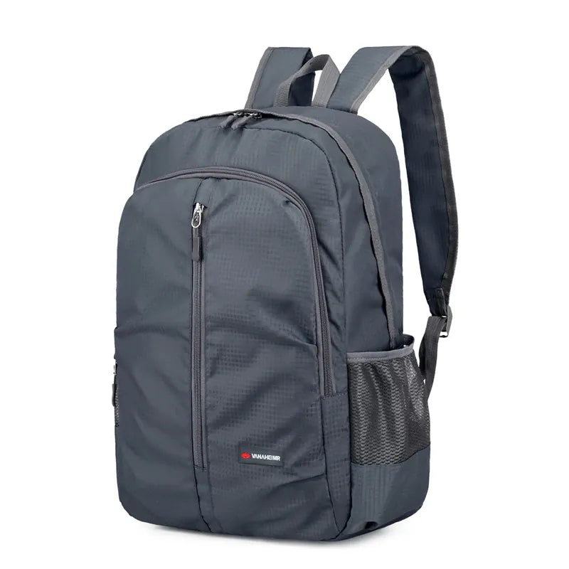 Ma Bagagerie Sac Pliable Gris Sac À Dos 30L Randonnée