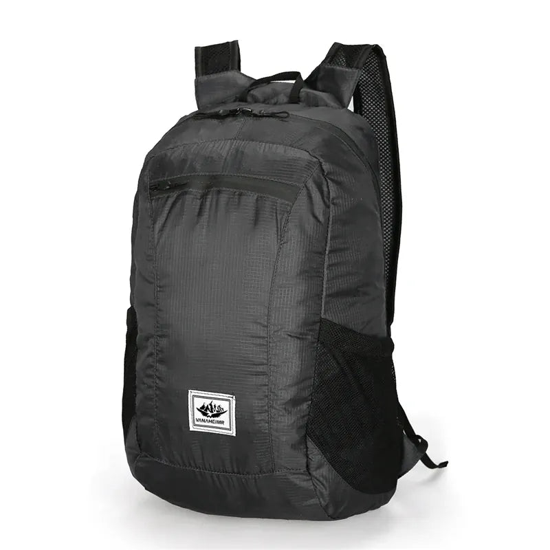 Ma Bagagerie Sac Pliable Noir Sac À Dos Pliable Voyage