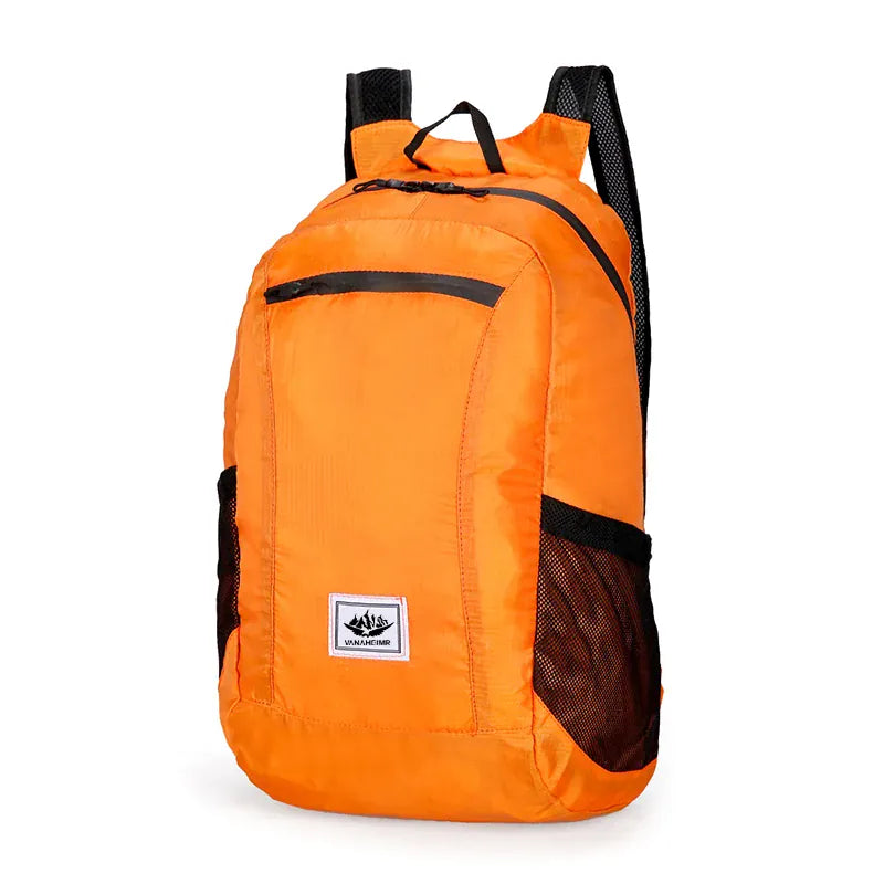 Ma Bagagerie Sac Pliable Orange Sac À Dos Pliable Voyage