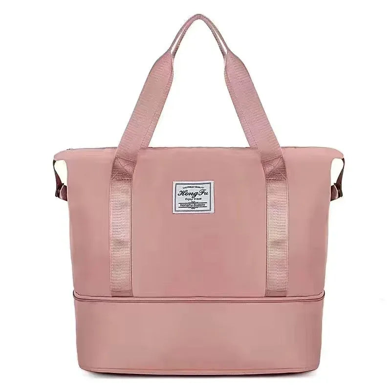 Ma Bagagerie Sac Pliable Rose clair Sac De Voyage Pliable Femme