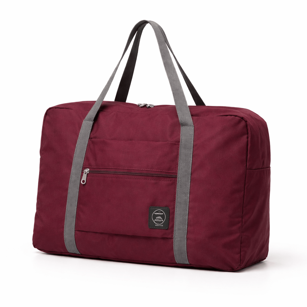 Ma Bagagerie Sac Pliable Rouge foncé Sac De Voyage Pliant