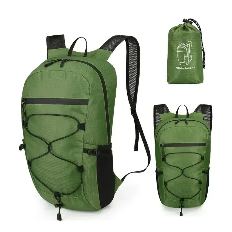 Ma Bagagerie Sac Pliable Vert Sac À Dos Pliable Et Imperméable