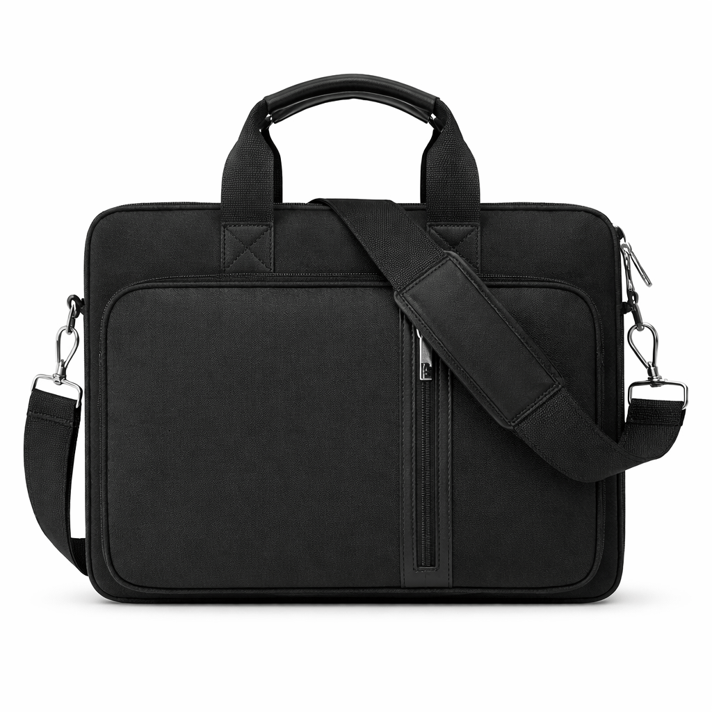Ma Bagagerie Sac Pour Ordinateur Noir / Moyen 15 pouces (40*29*3.5cm) Sac Pour Ordinateur Portable Bandoulière Image