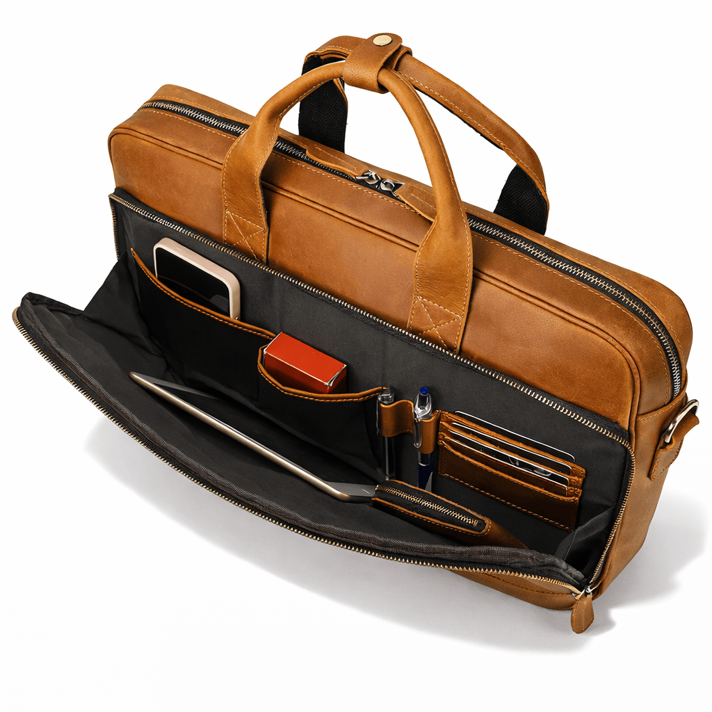 Ma Bagagerie Sac Pour Ordinateur Sacoche Ordi Cuir Homme Image