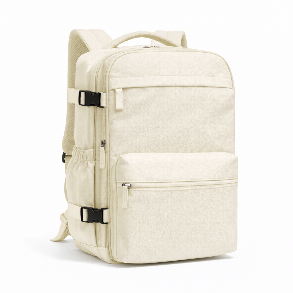 Ma Bagagerie Sac Sous Vide Beige crème / Sans pompe Sac À Dos Sous Vide Avec Pompe