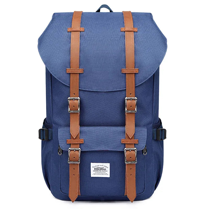 Ma Bagagerie Sac Vintage Bleu marine Sac À Dos De Voyage Vintage