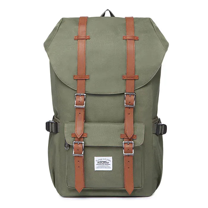 Ma Bagagerie Sac Vintage Vert kaki Sac À Dos De Voyage Vintage