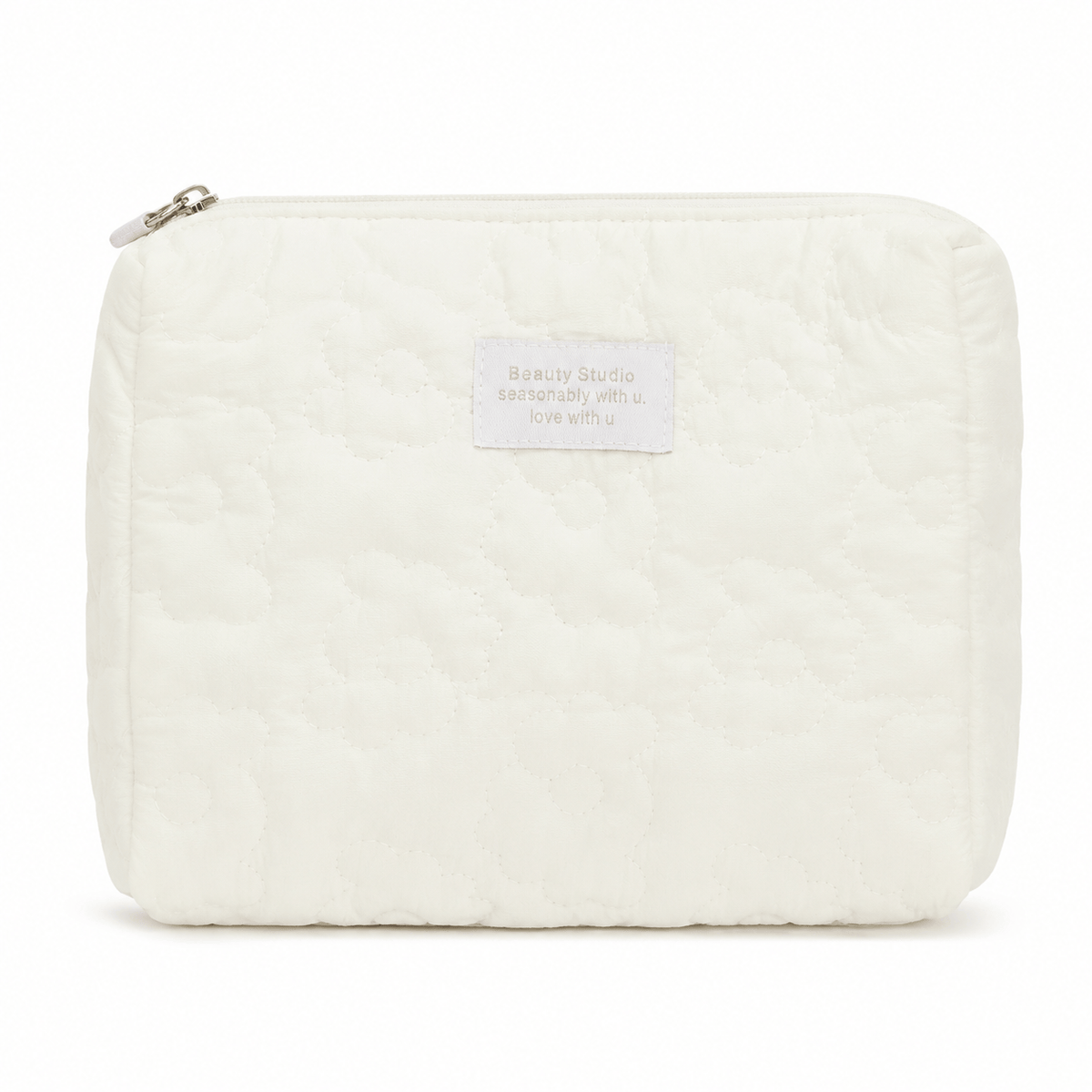 Ma Bagagerie Trousse De Toilette Femme Blanc cassé Trousse De Toilette Matelassée Femme