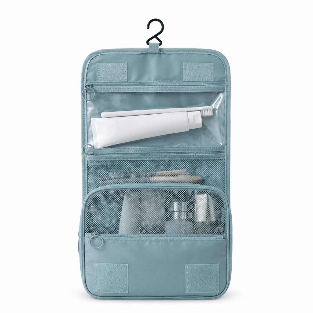 Trousse de Toilette Pliable à Suspendre