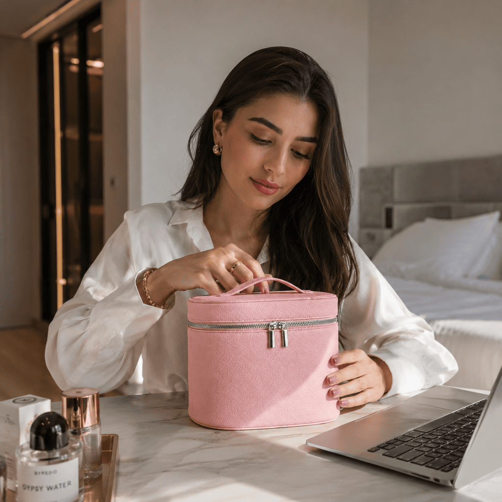 Grande Trousse De Toilette Femme Avec Compartiments