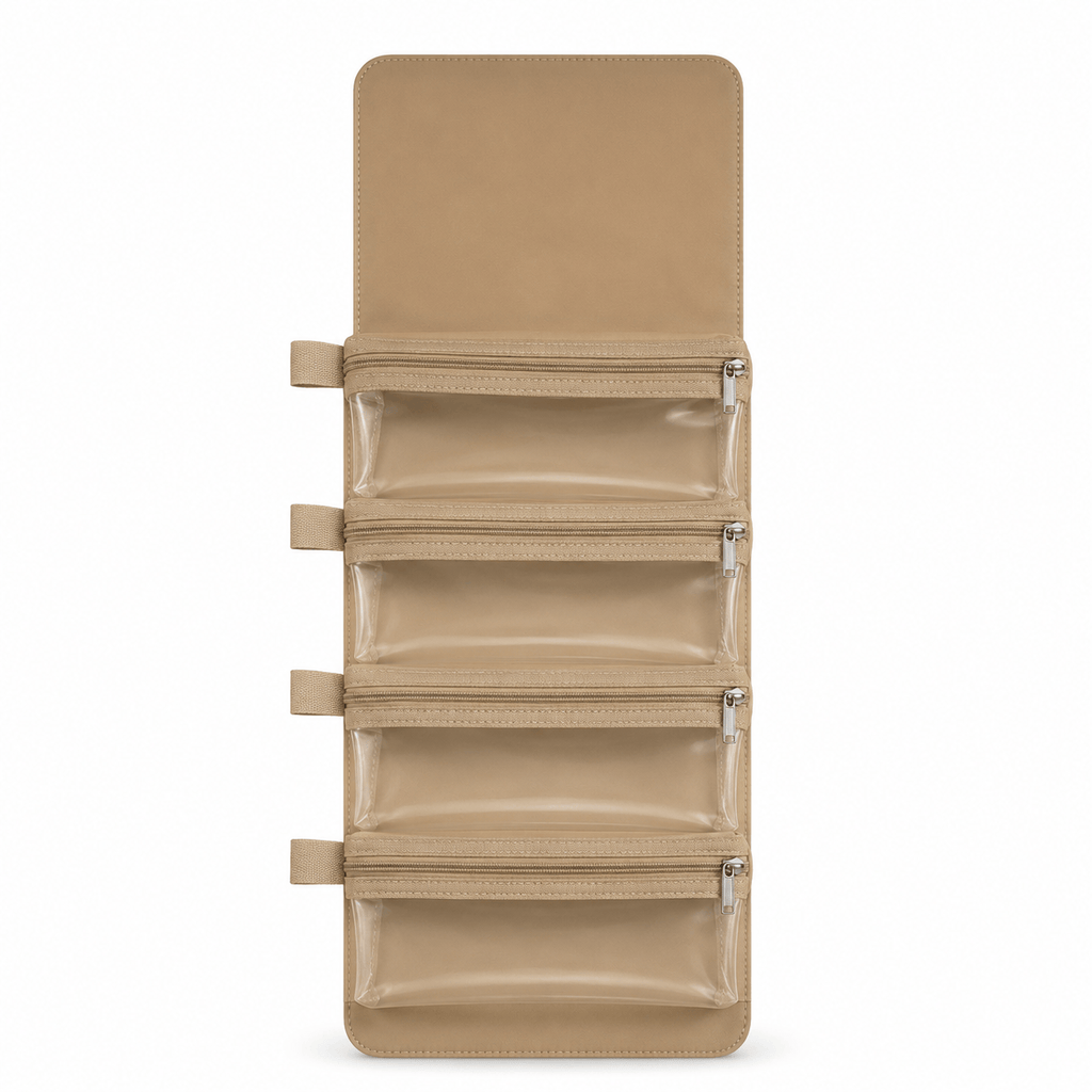 Trousse de Toilette Voyage Femme Pliable