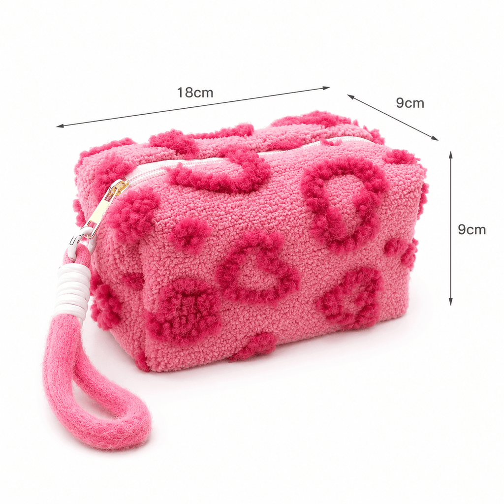 Petite Trousse De Toilette Femme En Peluche
