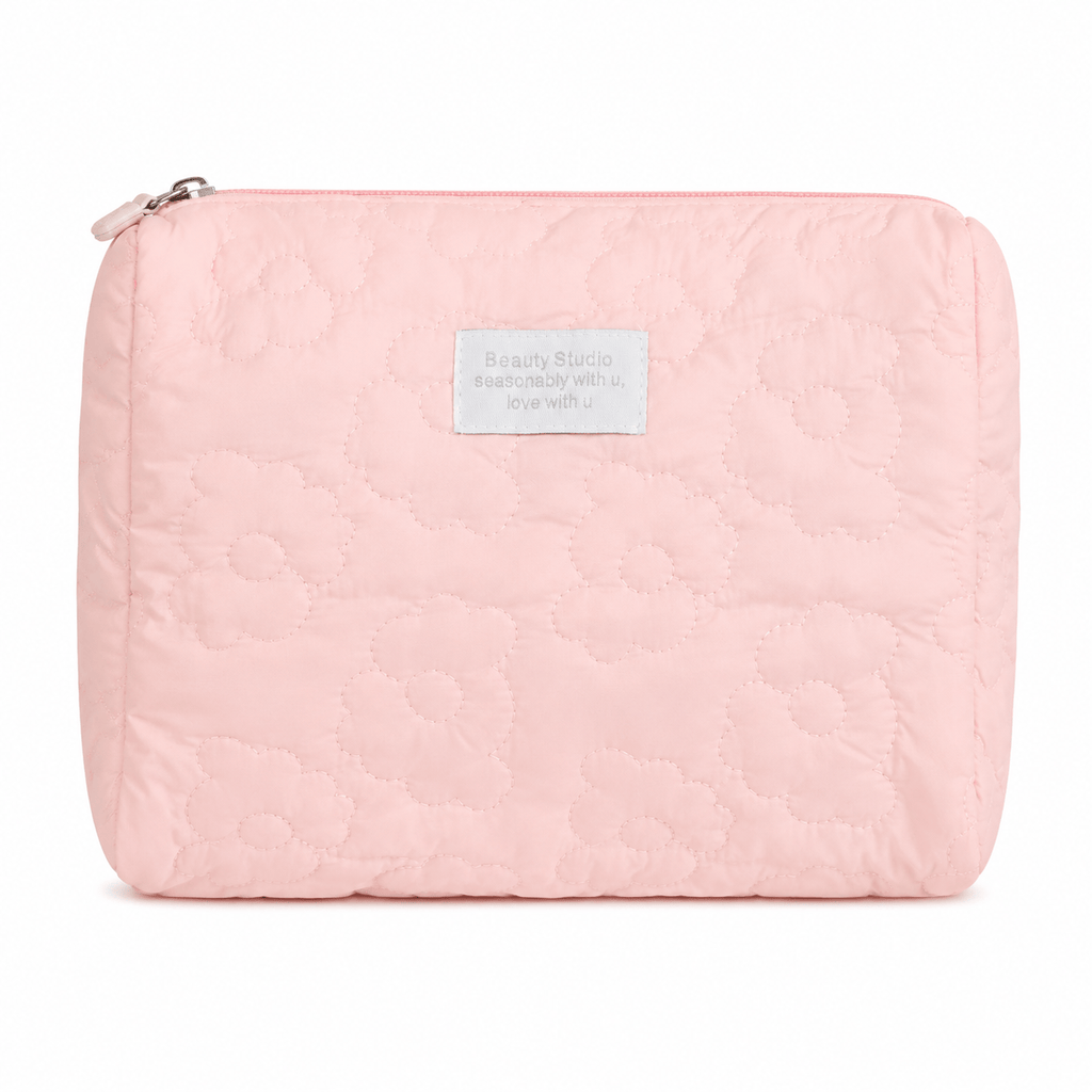 Ma Bagagerie Trousse De Toilette Femme Rose poudré Trousse De Toilette Matelassée Femme