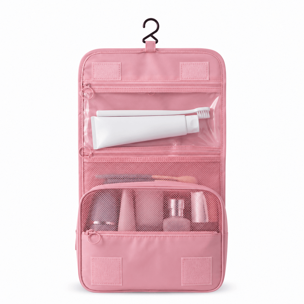 Trousse de Toilette Pliable à Suspendre