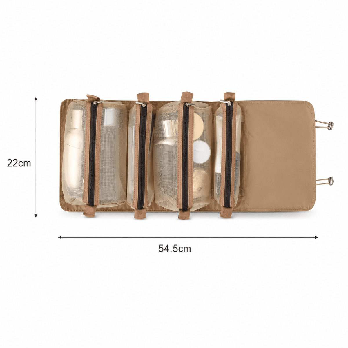 Trousse de Toilette Voyage Femme Pliable