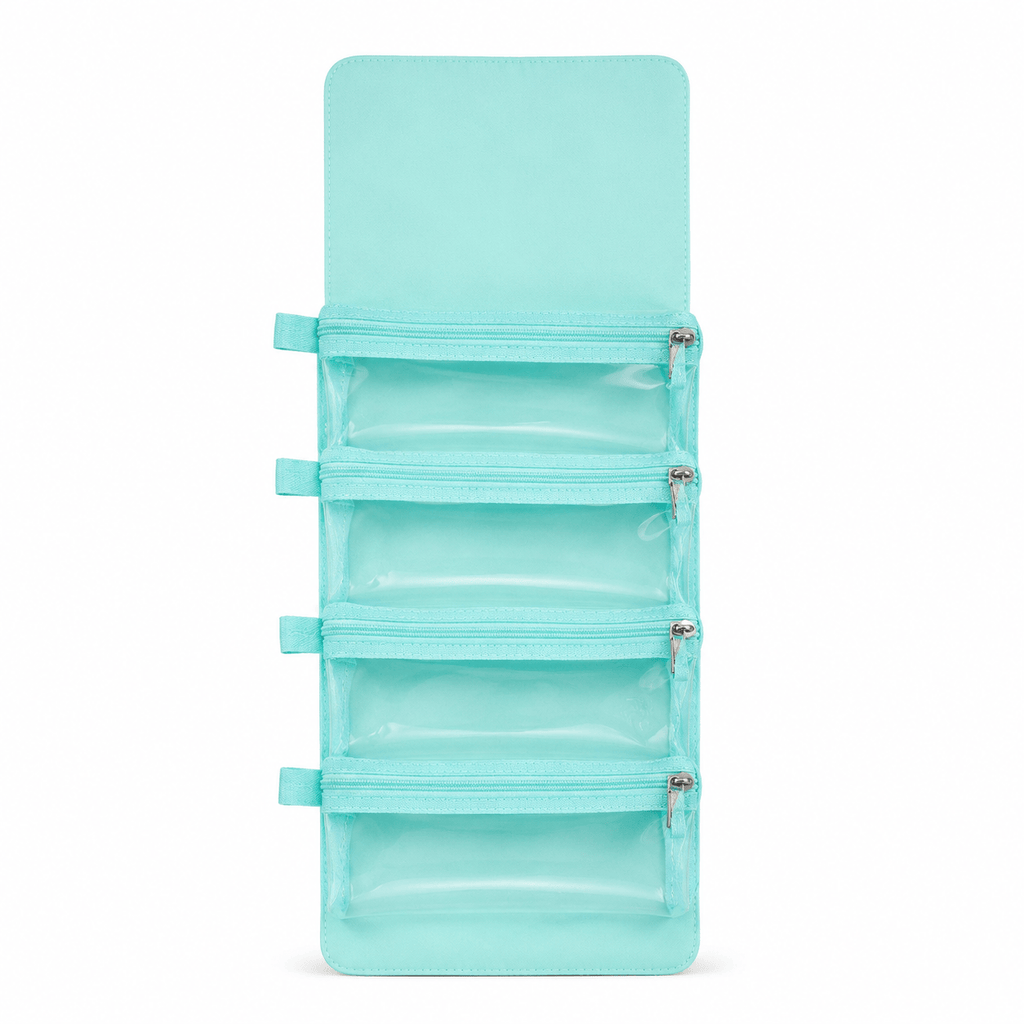 Trousse de Toilette Voyage Femme Pliable