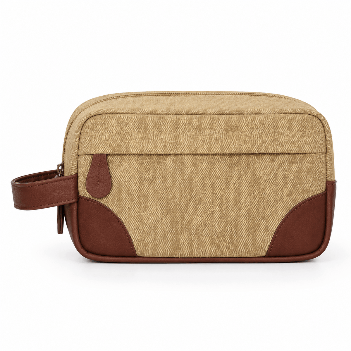 Ma Bagagerie Trousse De Toilette Homme Beige kaki Trousse De Toilette Vintage