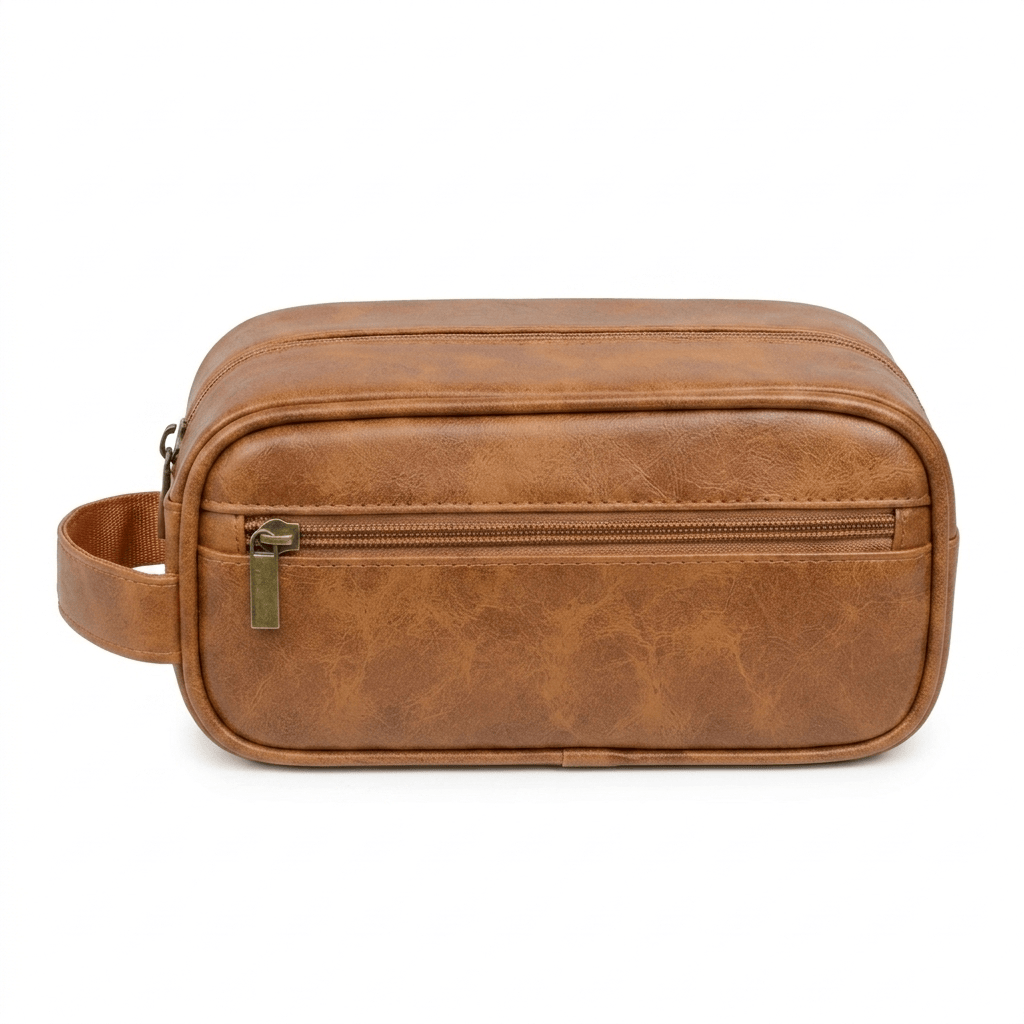 Trousse de Toilette pour Homme en Cuir